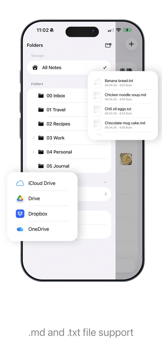 md and txt files on own storage md and txt files on own storage